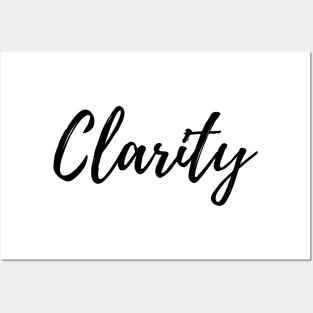 I can see clearly now - Clarity - Motivational Word Posters and Art